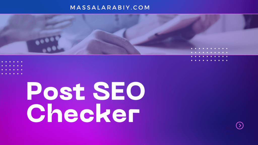 Post SEO Checker